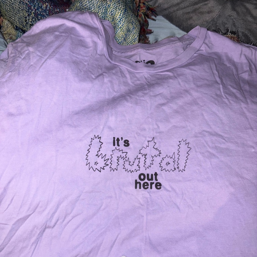 Olivia Rodrigo It’s Brutal Out Here Purple Graphic Tee